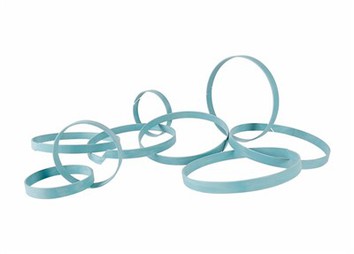 Turquoise Polyester Resin Guide Rings